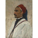 Reproductie van het schilderij Portret van een Arabier - Wilhelm Kuhnert