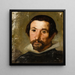 Portret van een man - Volgeling van Diego Velázquez — ingelijst kunstwerk aan de muur