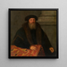 Portret van een man - Willem Key — ingelijst kunstwerk aan de muur