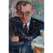 Reproduction of the painting Portrait Painting of a Man with Glasses - Sasza Blonder