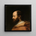 portret van een man met baard - Johann Ulrich Mayr — ingelijst kunstwerk aan de muur