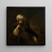 Portret van een man in oosterse kleding - Christian Wilhelm Ernst Dietrich — ingelijst kunstwerk aan de muur