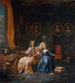 Portret van een man en zijn dochter - Jan Carel Vierpeyl — weergave van het kunstwerk