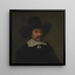 portret van een man, misschien Jan de Hooghe 1608-1682 - Paulus Hennekyn — ingelijst kunstwerk aan de muur
