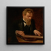 portret van een musicus - Aleksander Sochaczewski — ingelijst kunstwerk aan de muur