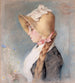 Portrait Painting of a Lady - Jenny Nyström — artwork view