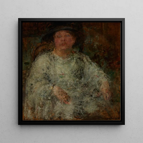 Portrait d'une dame avec des lunettes - Olga Boznanska