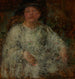 portret van een dame met een bril - Olga Boznanska — weergave van het kunstwerk
