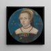 Portret van een onbekende dame - Lucas Horenbout — ingelijst kunstwerk aan de muur