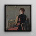 Portrait of a Woman - Edmond François Aman-Jean — framed artwork on a wall
