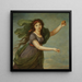 van een portret van een jonge vrouw onder de trekken van Atalante - Élisabeth Louise Vigée Le Brun — ingelijst kunstwerk aan de muur
