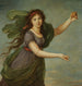 van een portret van een jonge vrouw onder de trekken van Atalante - Élisabeth Louise Vigée Le Brun — weergave van het kunstwerk