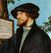 Portret van Bonifacius Amerbach - Hans Holbein de Jonge — weergave van het kunstwerk