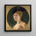 portret van Cécile Sorel 1873-1966, lid van de Comédie-Française in de rol van de gravin in Het huwelijk van Figaro - Louis Édouard Fournier — ingelijst kunstwerk aan de muur