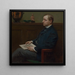 Portret van Charles Lawrence Hutchinson - Gari Melchers — ingelijst kunstwerk aan de muur