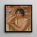 Portret van Gabrielle - Pierre-Auguste Renoir — ingelijst kunstwerk aan de muur