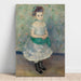 Reproductie van het schilderij portret van Jeanne Durand-Ruel - Pierre-Auguste Renoir