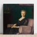 Reproductie van het schilderij Portret van Luise Bestehorn - Franz von Stuck