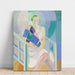 Reproductie van het schilderij Portret van Madame Heim (1926-1927) - Robert Delaunay