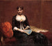 Portret van Madame Léon Maître - Henri Fantin-Latour — weergave van het kunstwerk