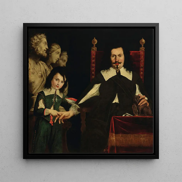 Pier Francesco Cittadini - Portrait of Pietro Bombarda and his son Antonio.webp
