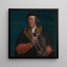 Portret van Robert Cheseman - Hans Holbein de Jonge — ingelijst kunstwerk aan de muur