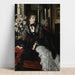 Reproductie van het schilderij Portret van Sydney Isabella Milner-Gibson - James Tissot