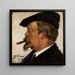 Portret van Vilhelm Rosenstand - Peder Severin Krøyer — ingelijst kunstwerk aan de muur