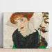 Reproductie van het schilderij portret van Wally Neuzil - Egon Schiele