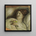 Portrait of Emma Madox Brown Convalescent - Ford Madox Brown — framed artwork on a wall