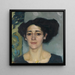 Portret van dame - Leo Putz — ingelijst kunstwerk aan de muur