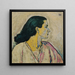 Portret van een vrouw in profiel - Koloman Moser — ingelijst kunstwerk aan de muur