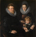 Portret van de Brusselse goudsmid Robert Staes, zijn vrouw Anna en hun zoon Albert - Peter Paul Rubens — weergave van het kunstwerk