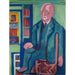 Reproductie van het schilderij portret van dokter Carl Hagemann - Ernst Ludwig Kirchner