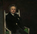 portret van de componist Edvard Grieg - Eilif Peterssen — weergave van het kunstwerk