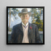 Portrait of the composer Thorvald Lammers - Erik Werenskiold — framed artwork on a wall