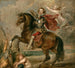 portret te paard van hertog van Buckingham - Peter Paul Rubens — weergave van het kunstwerk