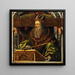 portret van de geïdealiseerde keizer Justinianus - Cirkel van Ambrosius Holbein — wandpresentatie van het kunstwerk