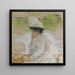 Ongetiteld portret van mevrouw Chase - William Merritt Chase — ingelijst kunstwerk aan de muur