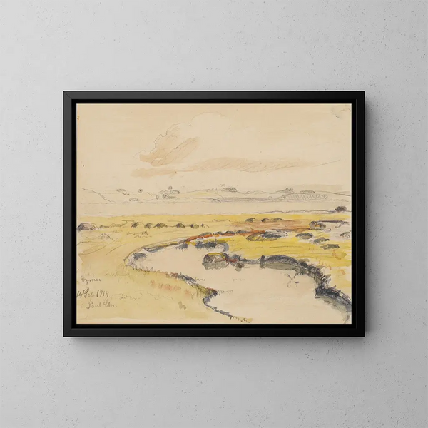 L'angoisse de Dyrnwyn - Poul Simon Christiansen — framed artwork on a wall