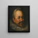 portret van Barthélemy Spranger 1546-1611 - School van Praag — ingelijst kunstwerk aan de muur
