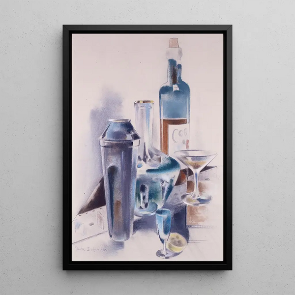 Hospitalité Painting - Preston Dickinson — framed artwork on a wall
