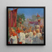 Processie van Fronleichnam in Neustift am Walde - Hans Larwin — ingelijst kunstwerk aan de muur