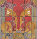 Project voor een glas-in-loodraam voor de muziekkamer van het schip JP Coen - Carel Adolph Lion Cachet — weergave van het kunstwerk
