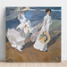 Reproductie van het schilderij Promenade aan de kust - Joaquín Sorolla