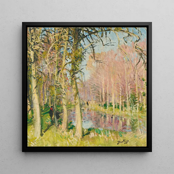 Promenade en bord de Seine à Veneux-les-Sablons - Pierre-Eugène Montzin