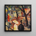 Wandelaar in het park - Wilhelm Thny — ingelijst kunstwerk aan de muur