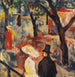 Wandelaar in het park - Wilhelm Thny — weergave van het kunstwerk