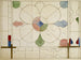 van het glas-in-loodraamproject met decoratieve quadrilobe - Prosper Lafaye — weergave van het kunstwerk