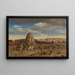 Vue du sud de la nécropole au Caire avec la citadelle en arrière-plan - Prosper Marilhat — ingelijst kunstwerk aan de muur